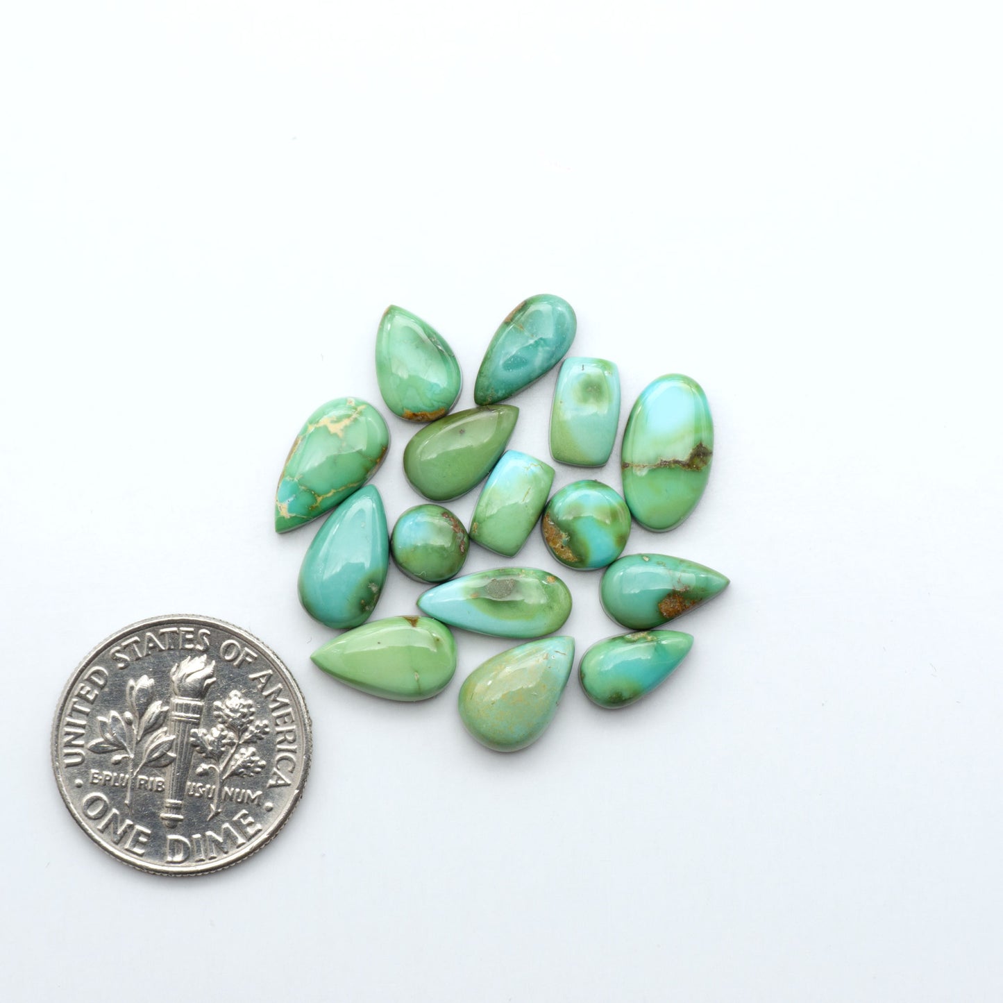 Sonoran Mountain Turquoise showcases a stunning blend of blue and green hues and natural patterns that make it a must-have for any jewelry collection.