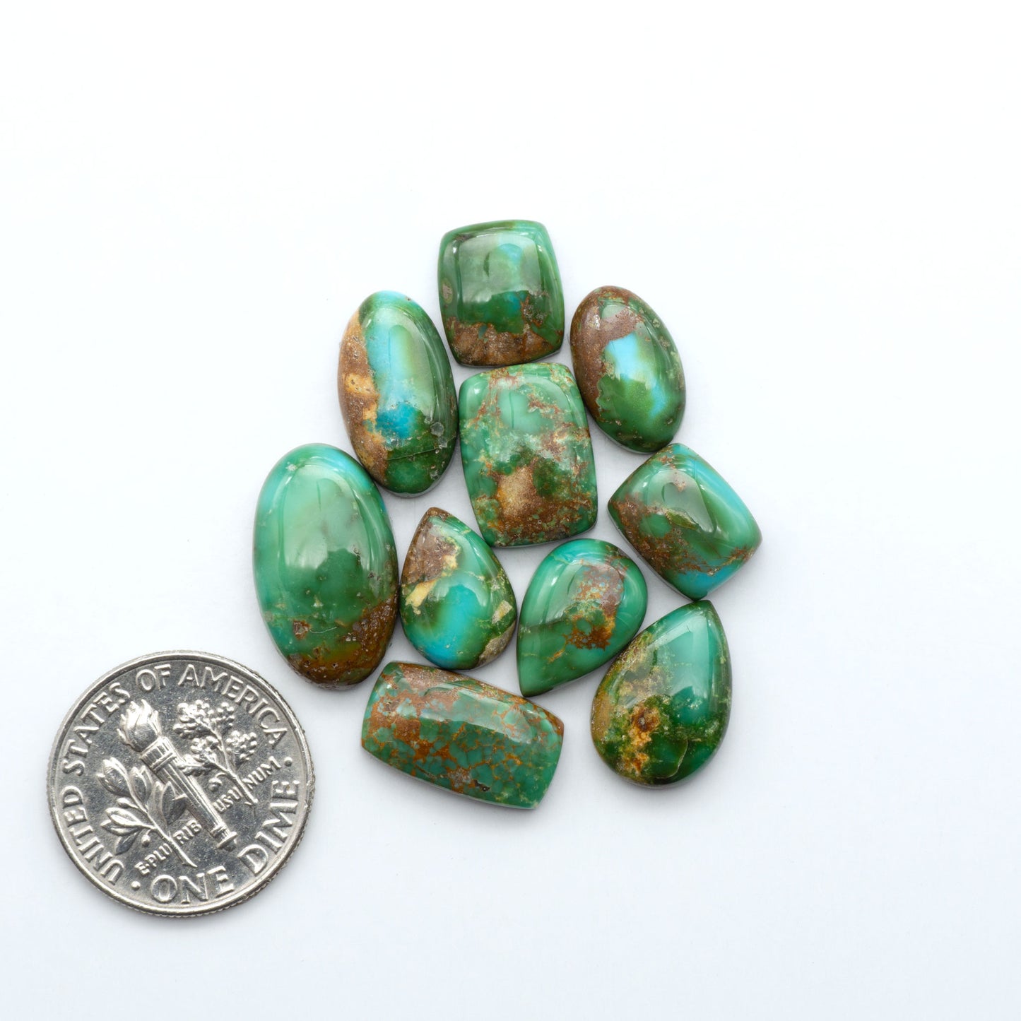 Sonoran Mountain Turquoise showcases a stunning blend of blue and green hues and natural patterns that make it a must-have for any jewelry collection.