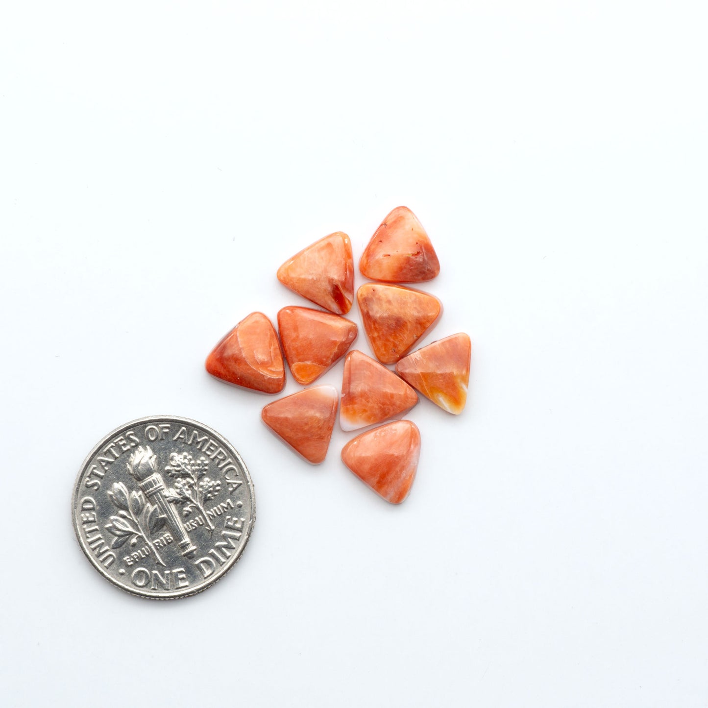 Add a unique touch to your jewelry designs with our beautiful 100% Natural Spiny Oyster Shell Cabochons. Incorporate the beauty of the sea into your creations.