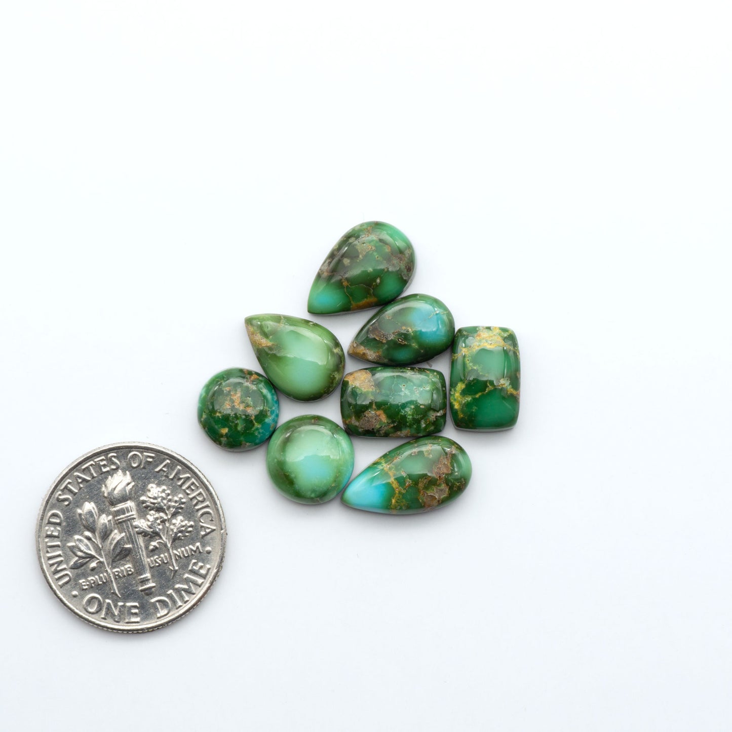 Sonoran Mountain Turquoise showcases a stunning blend of blue and green hues and natural patterns that make it a must-have for any jewelry collection.