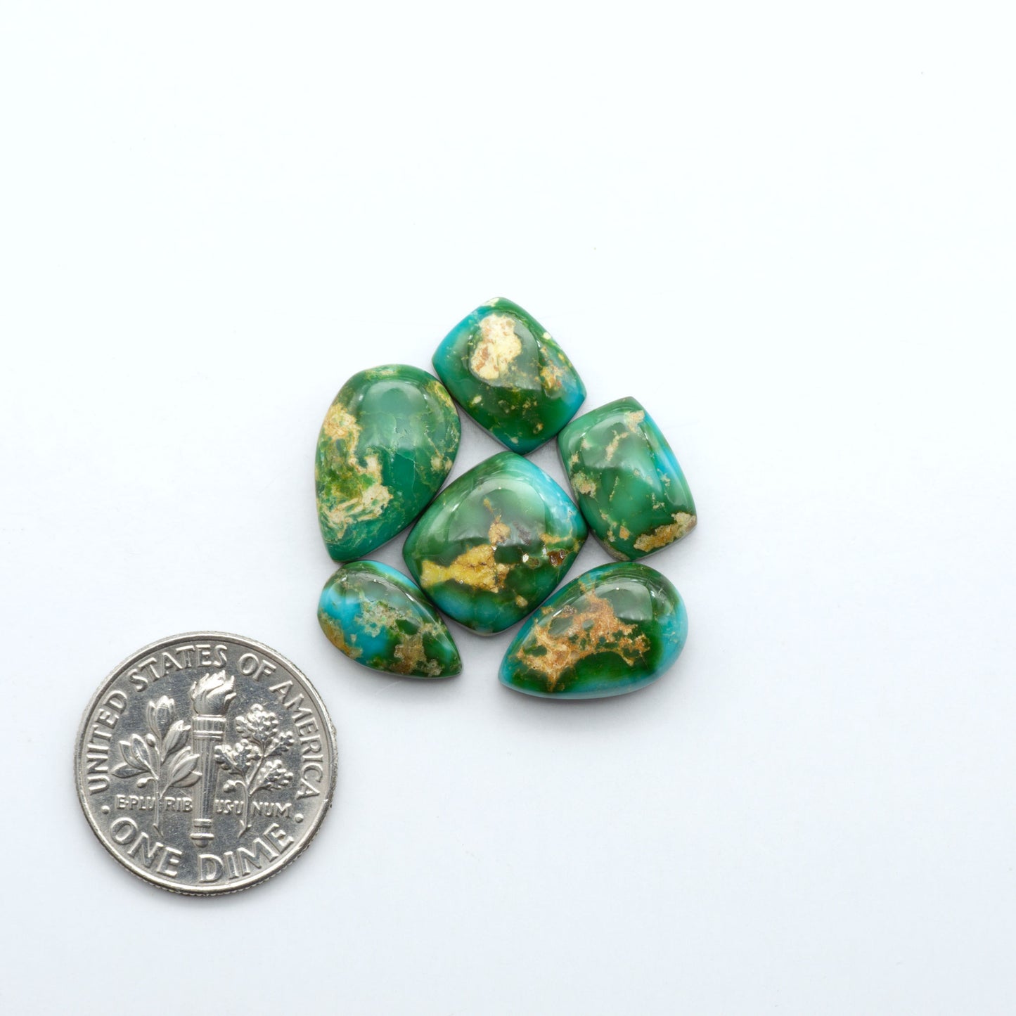 Sonoran Mountain Turquoise showcases a stunning blend of blue and green hues and natural patterns that make it a must-have for any jewelry collection.