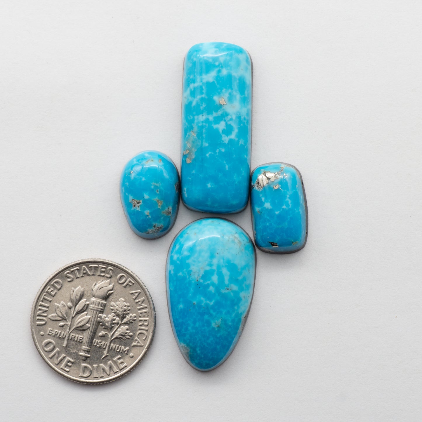 Alpine Blue Turquoise Cabochons