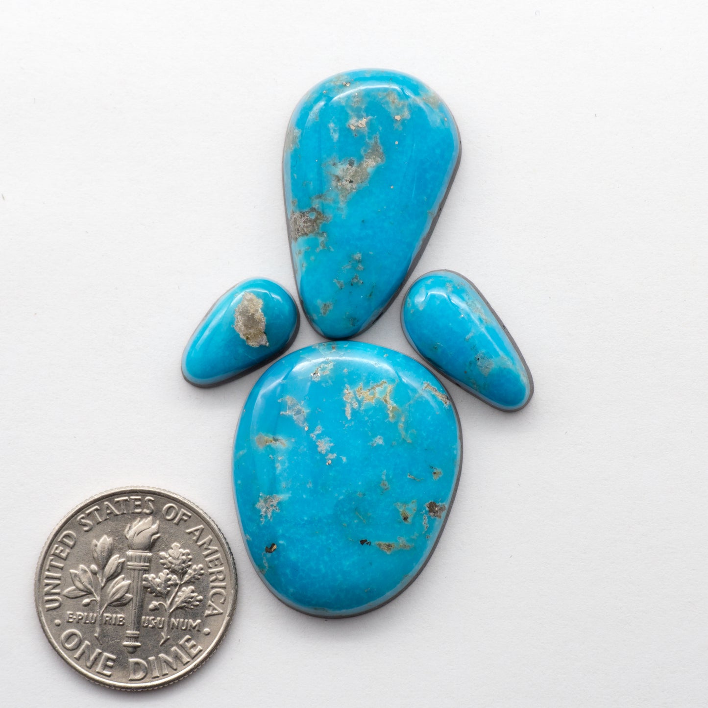 Alpine Blue Turquoise Cabochons