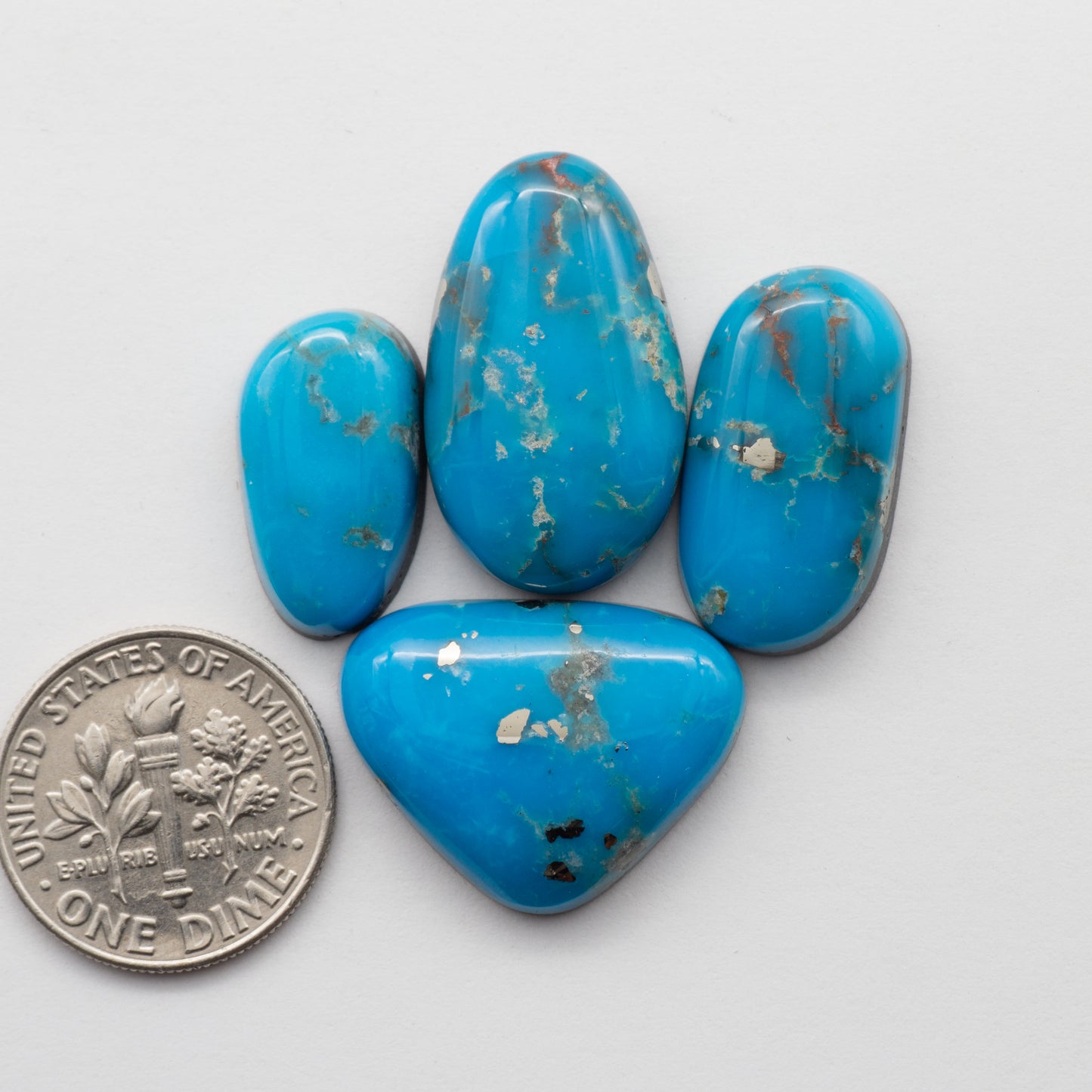 Alpine Blue Turquoise Cabochons