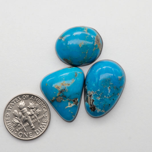 Alpine Blue Turquoise Cabochons