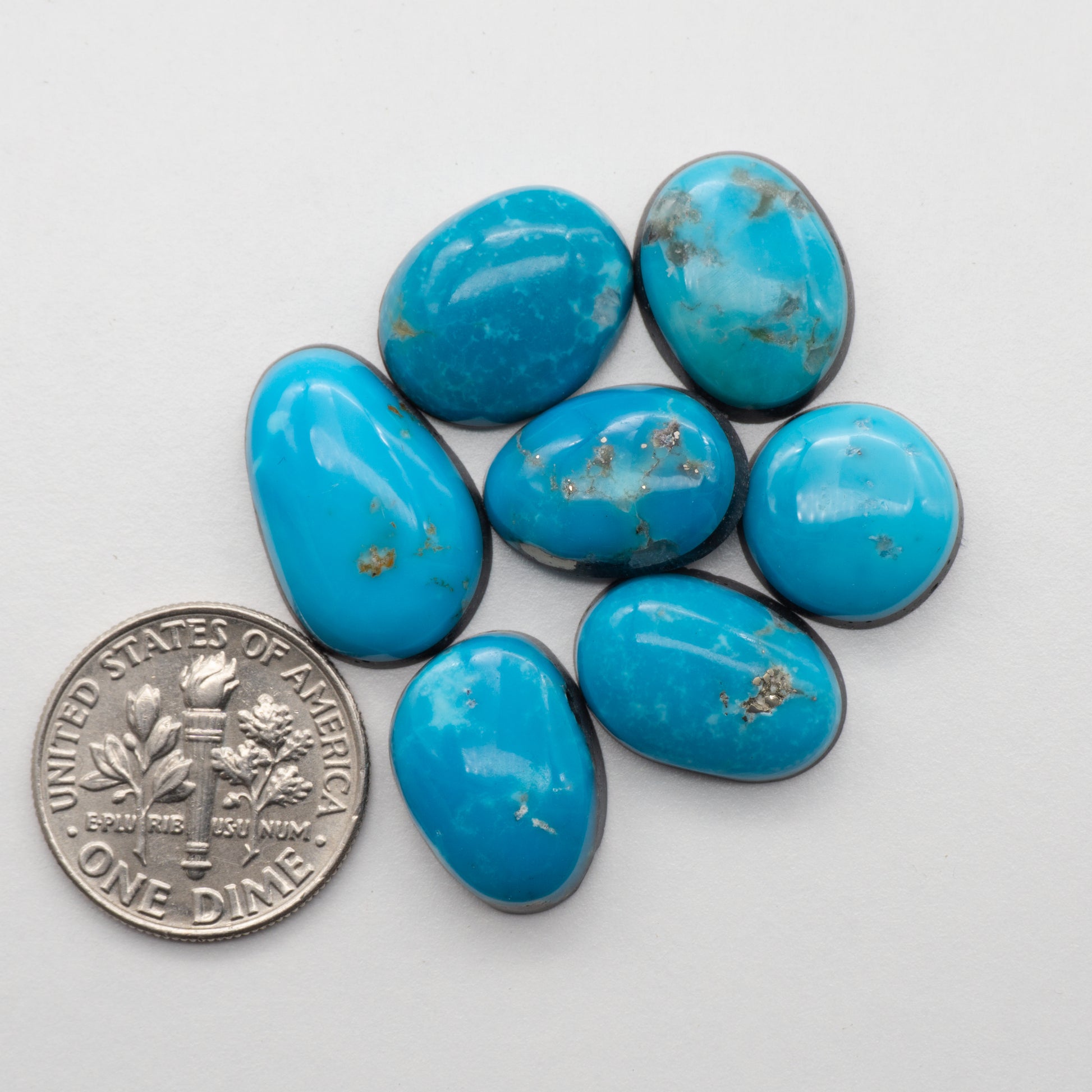 Alpine Blue Turquoise Cabochons