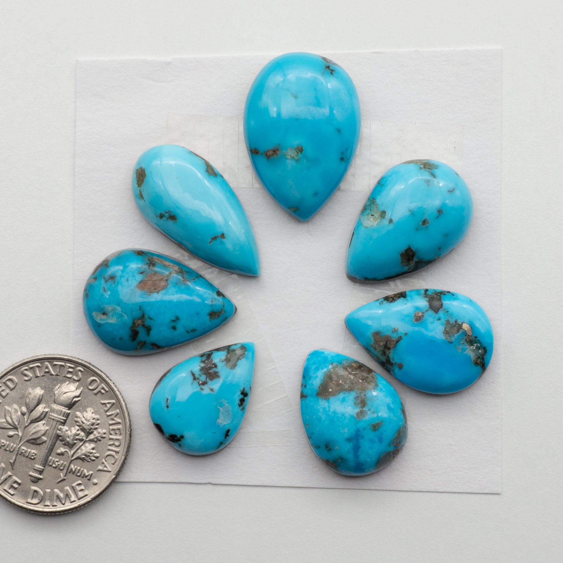 Kingman Turquoise Cabochons
