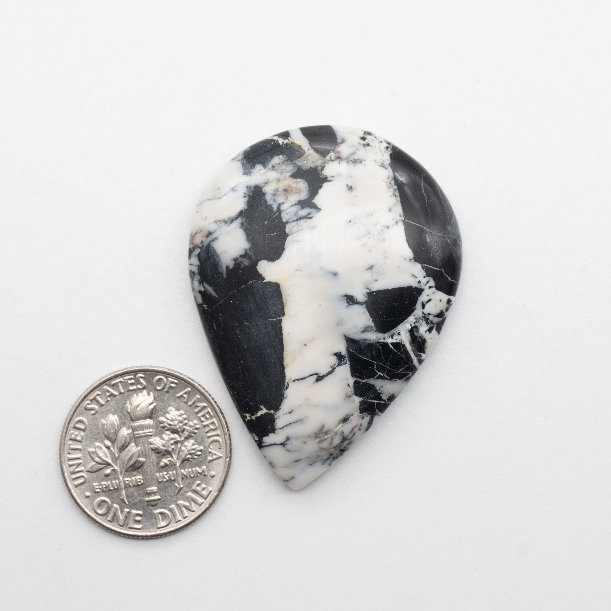 These Natural White Buffalo Cabochons have a glossy finish and are backed for added strength. Mined in Nevada, USA these stones are similar to turquoise used for jewelry making.