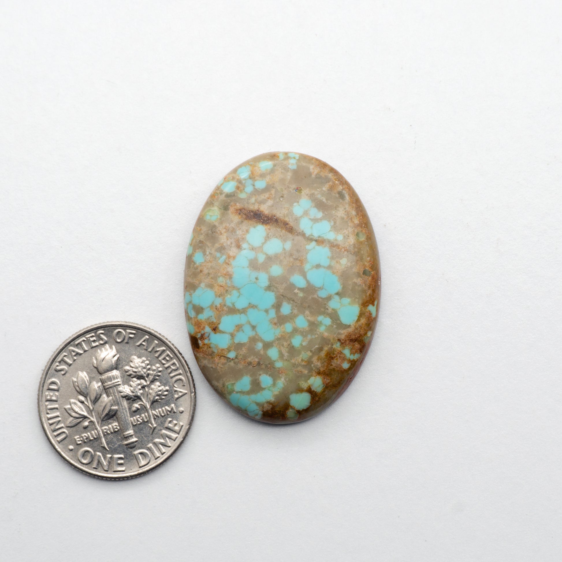 These Number 8 Turquoise Cabochons have a glossy finish and are backed for added strength. Mined in Nevada, USA. These stones are similar to Royston & Kingman Turquoise used for jewelry making.