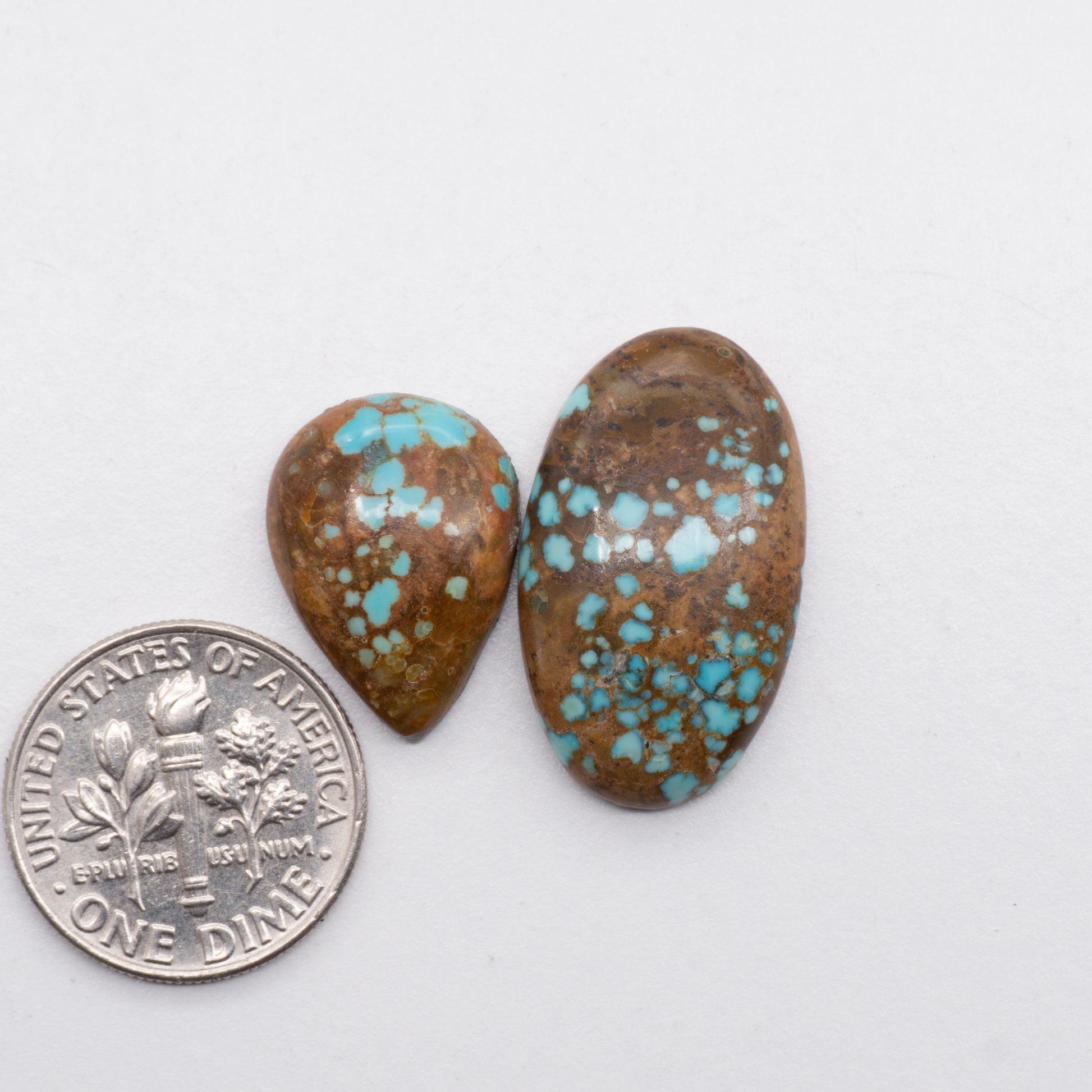 Number 8 Turquoise Cabochons have a glossy finish and are backed for added strength. Number 8 Turquoise is Mined in Nevada, USA. Number 8 Turquoise is similar to Royston & Kingman Turquoise and used for jewelry making.