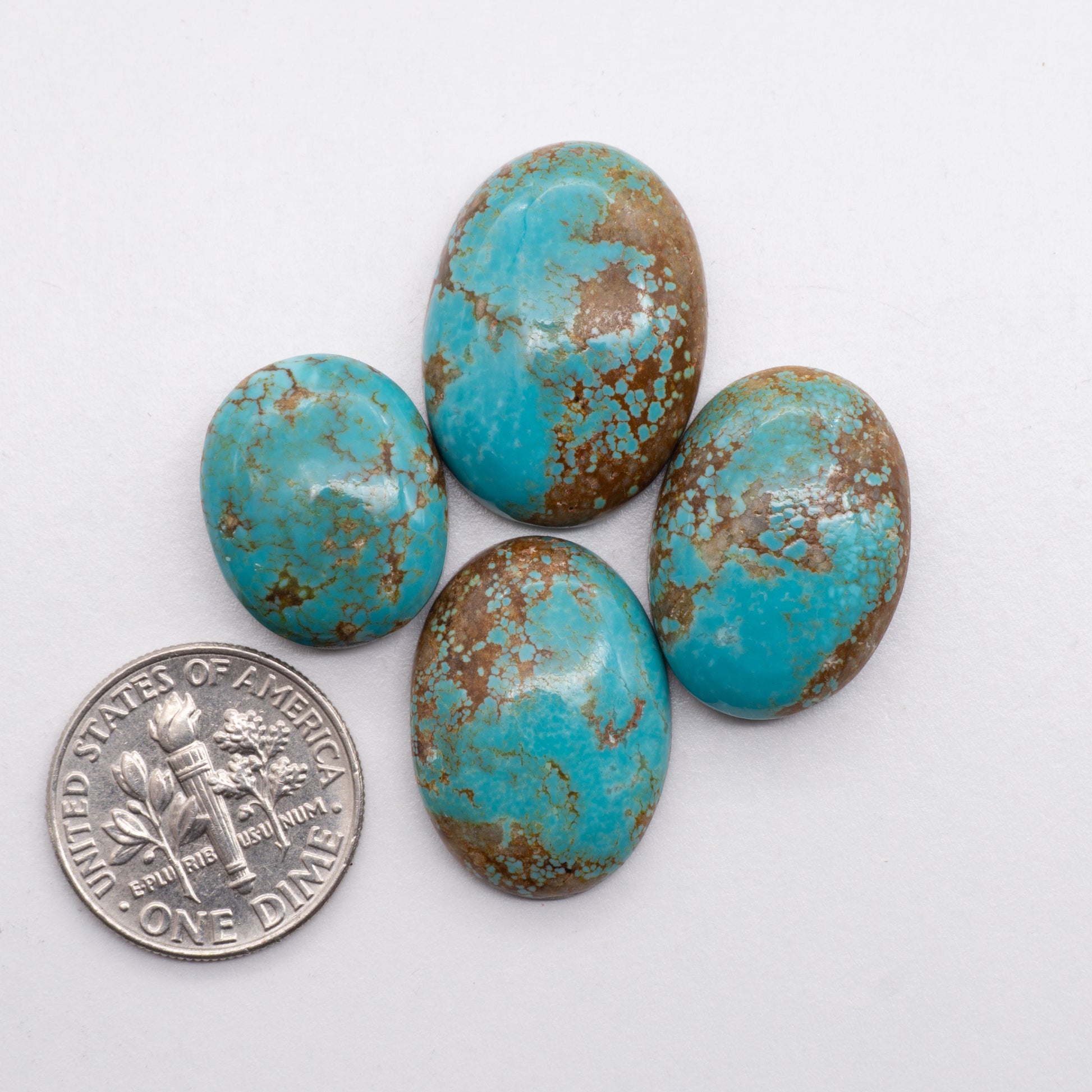 Number 8 Turquoise Cabochons have a glossy finish and are backed for added strength. Number 8 Turquoise is Mined in Nevada, USA. Number 8 Turquoise is similar to Royston & Kingman Turquoise and used for jewelry making.