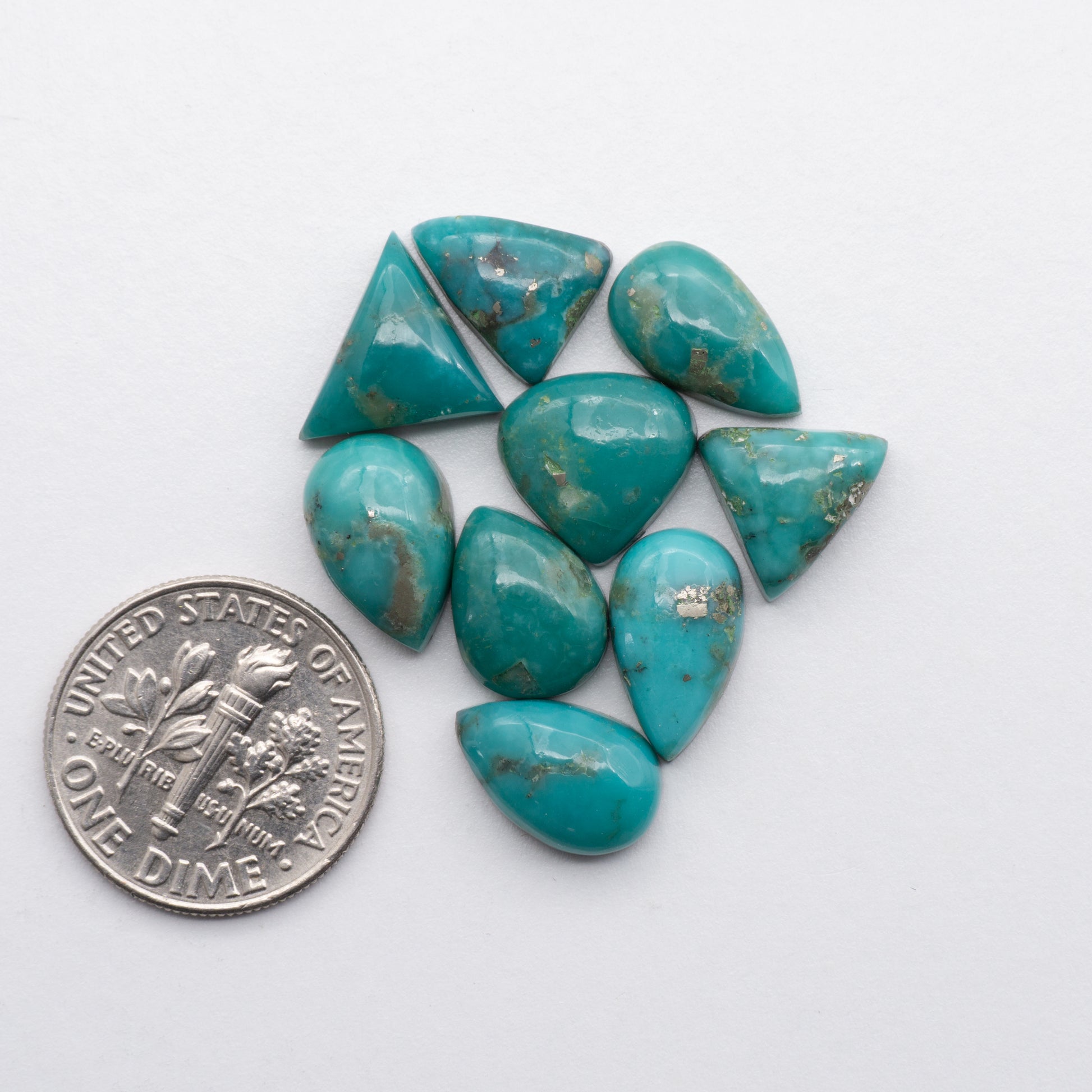 Cumpas Turquoise cabochons stones