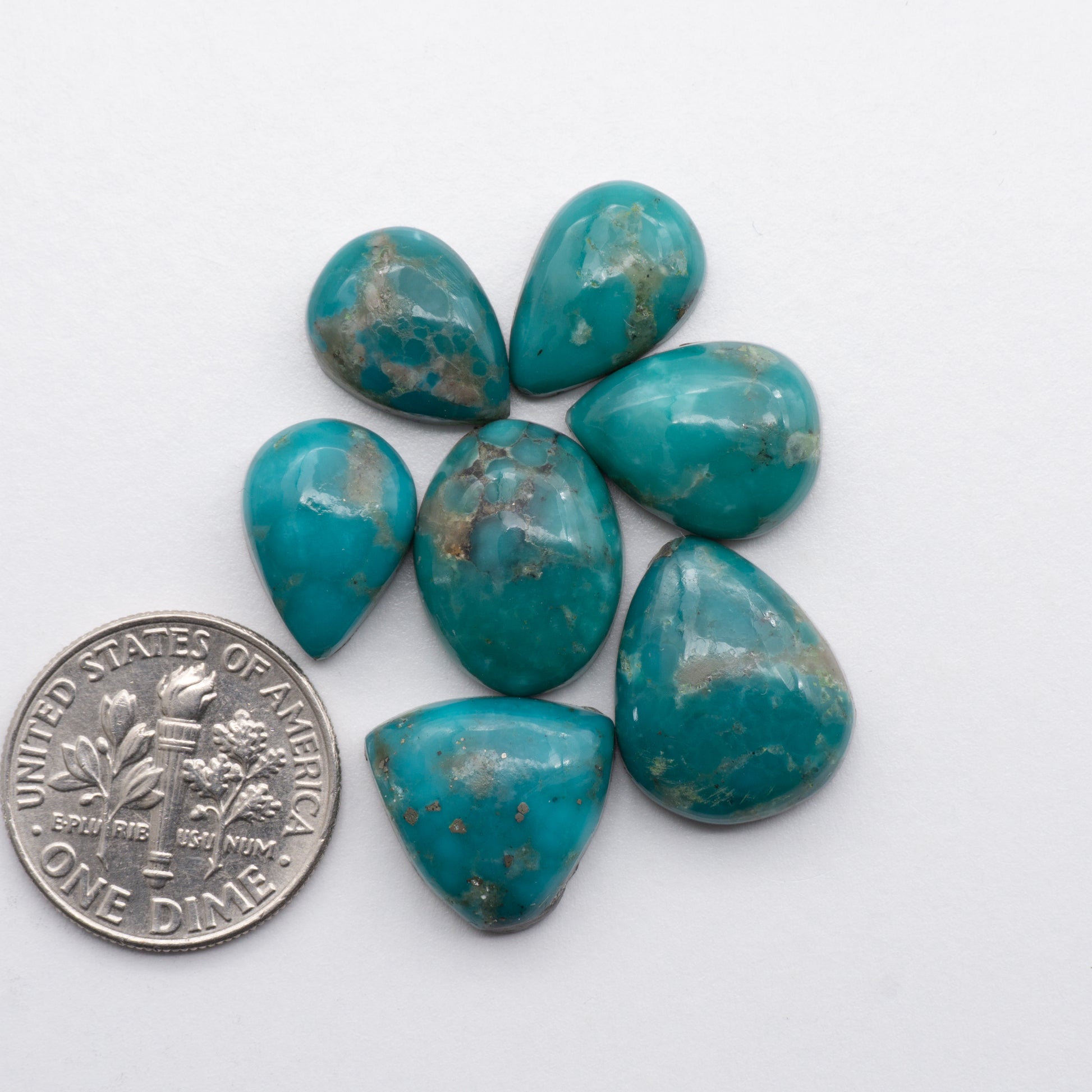 Cumpas Turquoise cabochons stones