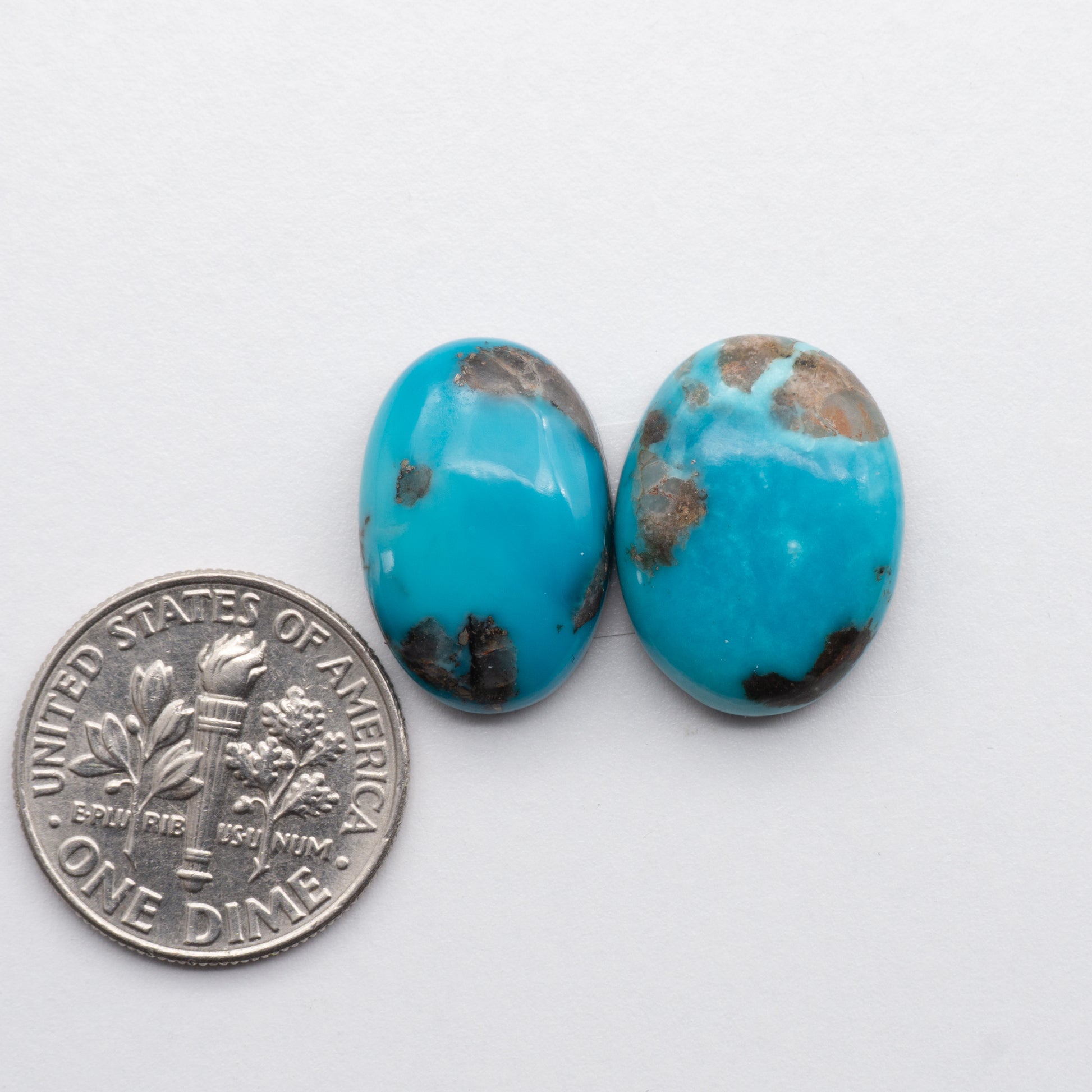 Kingman Turquoise Cabochons.