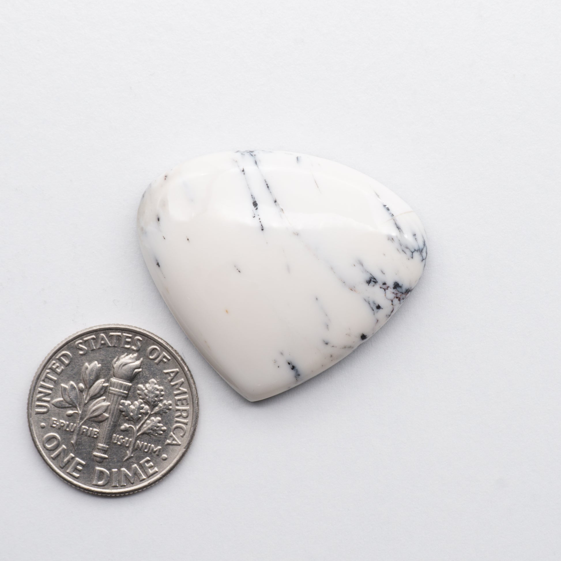 White Buffalo Stone Cabochons 