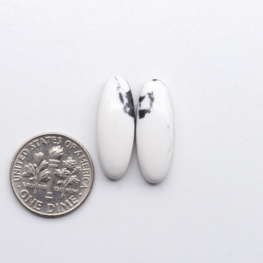 White Buffalo Composite Cabochon 