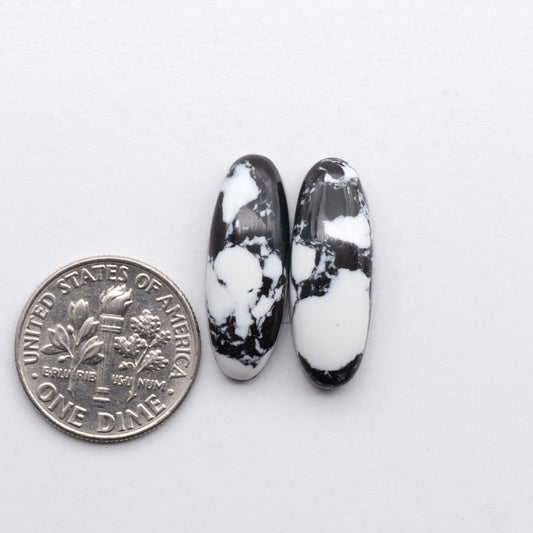 White Buffalo Composite Cabochon 
