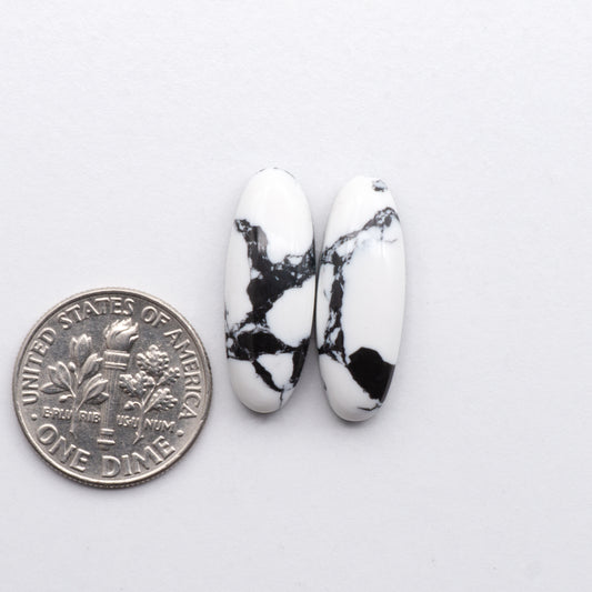 White Buffalo Composite Cabochon 