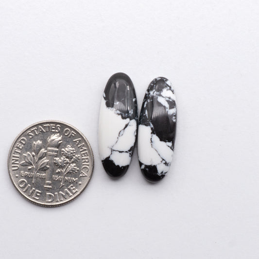 White Buffalo Composite Cabochon 