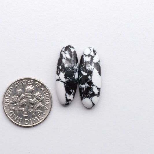 White Buffalo Composite Cabochon 
