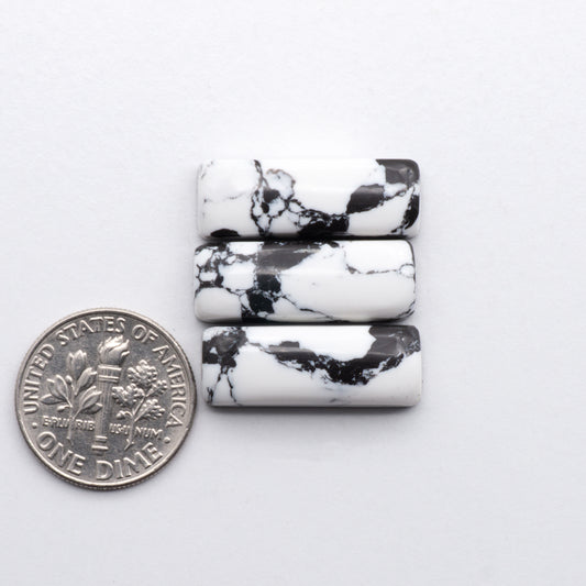 White Buffalo Composite Cabochon 