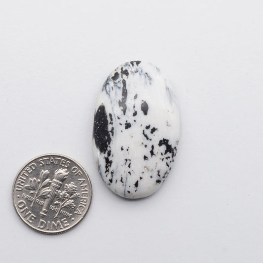 White Buffalo Stone Cabochon