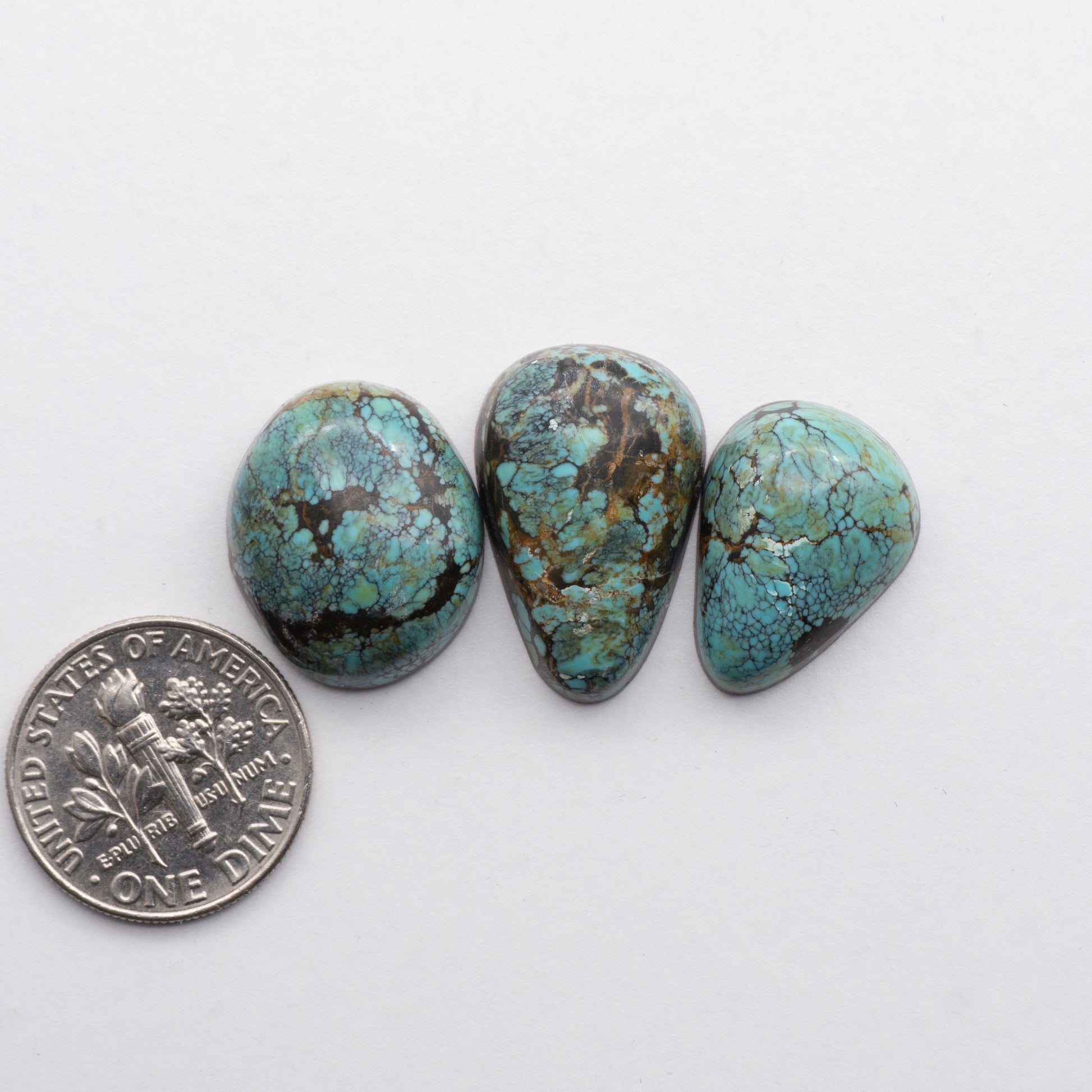 Discover the unique beauty of Blue Moon Turquoise with this Cabochon lot. Each piece boasts stunning shades of blue and intricate patterns, making it a must-have for any jewelry collection. 