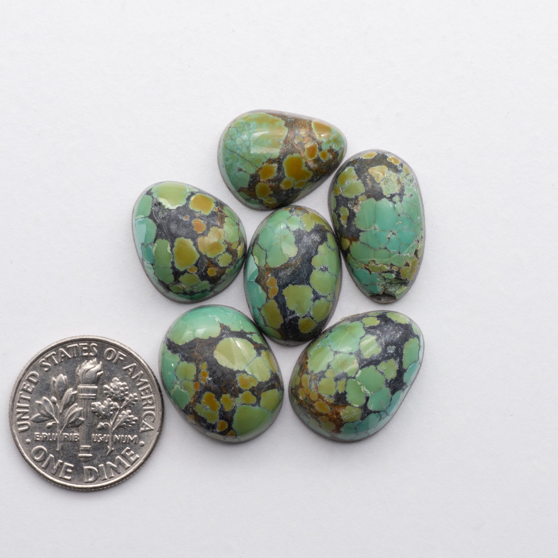 Discover the unique beauty of Blue Moon Turquoise with this Cabochon lot. Each piece boasts stunning shades of blue and intricate patterns, making it a must-have for any jewelry collection. 