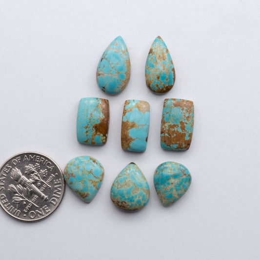 Number 8 Turquoise Cabochons