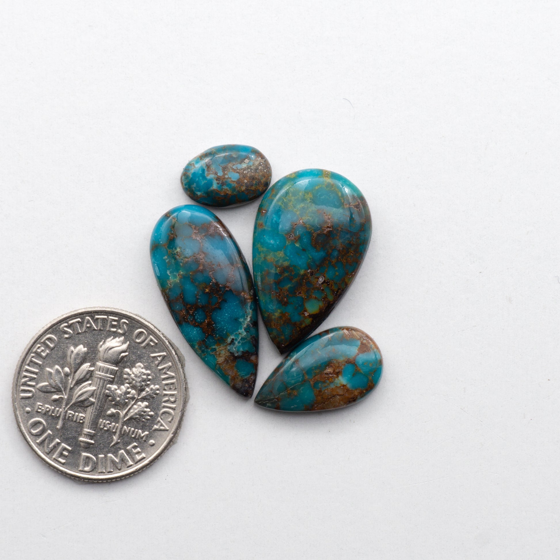 Experience the beauty of the Turquoise Mountain with our stunning&nbsp; Turquoise Mountain cabochons.