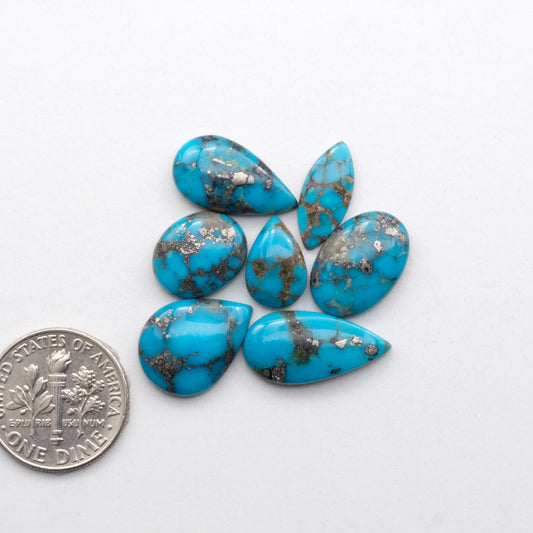Experience the beauty of the Turquoise Mountain with our stunning Turquoise Mountain cabochons.