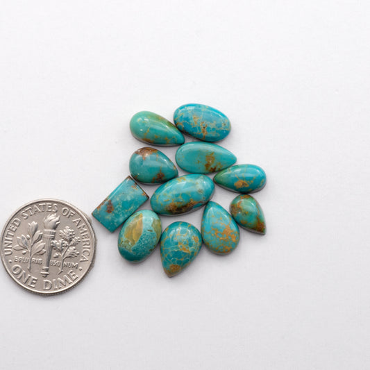 Kings Manassa Turquoise is a type of turquoise known for its characteristic green-blue hue and unique veining