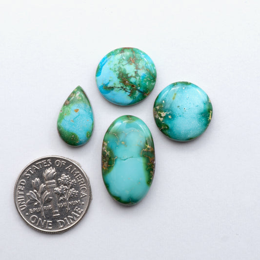 Sonoran Rose Turquoise is a beautiful gemstone known for its stunning color and unique patterns. 