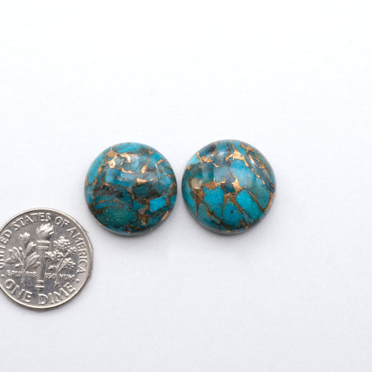 Kingman Mohave Turquoise is known for its unique combination of deep blue with golden matrix.