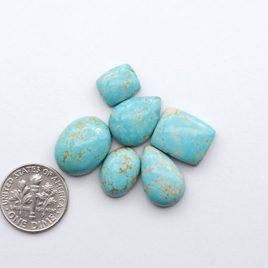 Number 8 Turquoise Cabochons have been carefully selected for their quality and unique appearance