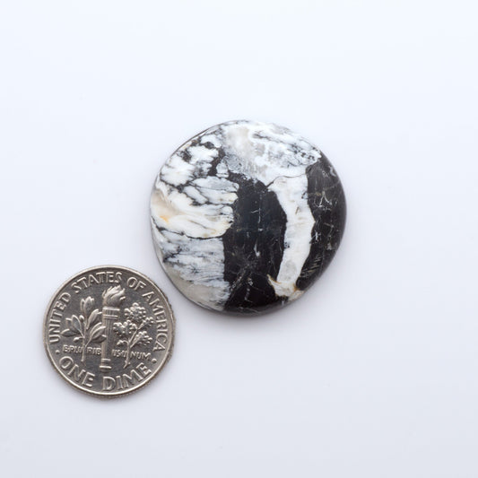 Our Natural White Buffalo Stone Cabochons are semi-precious gemstones cut into shapes ideal for jewelry-making 
