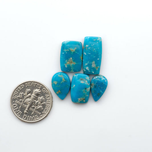 Discover the stunning beauty of Bandits Mine Turquoise, mined in the Sonoran desert. This unique gemstone offers natural variations in color and matrix, making each piece truly unique. 