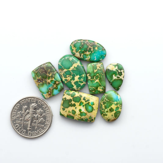 Sonoran Mountain Turquoise showcases a stunning blend of blue and green hues and natural patterns that make it a must-have for any jewelry collection.