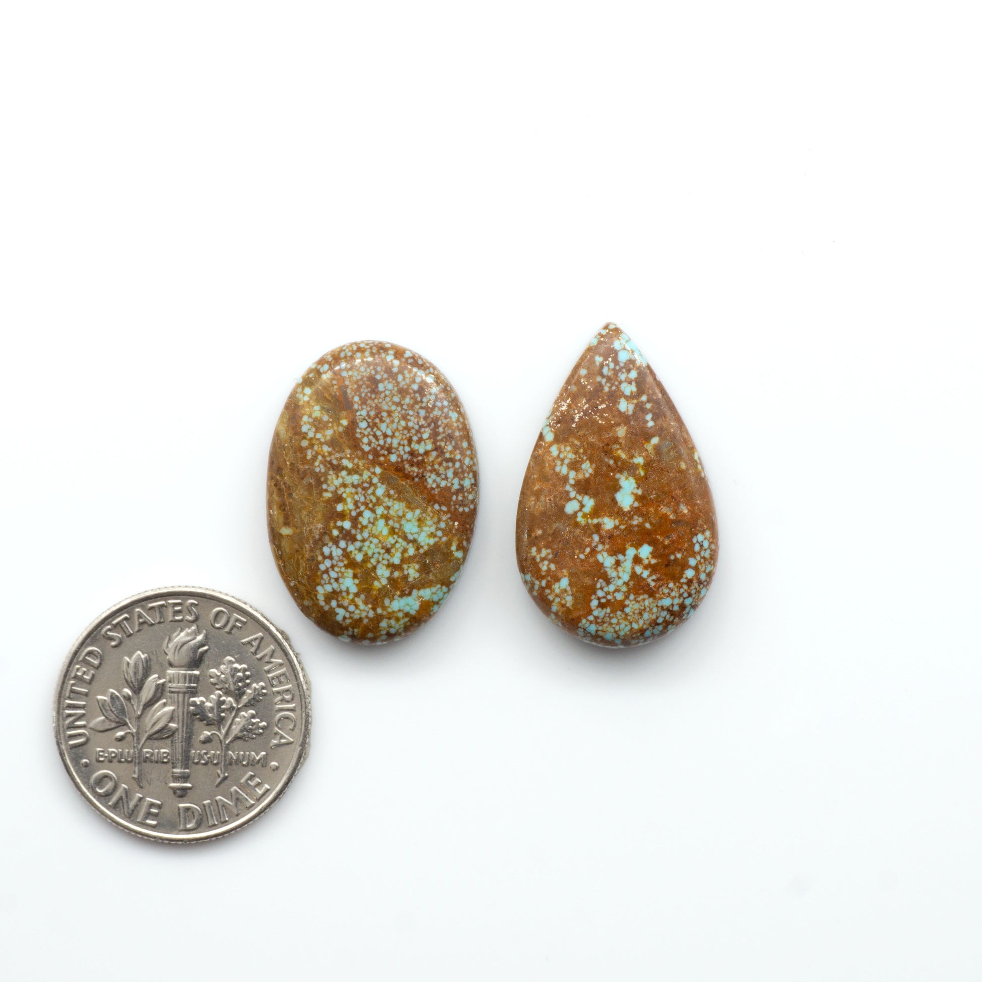 Number 8 Turquoise Cabochons have been selected for their quality and unique appearance. Don't miss the chance to add a one-of-a-kind piece to your collection.