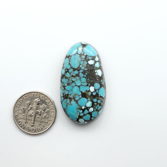 Blue Moon turquoise is a highly prized gemstone, renowned for its vibrant blue color with intricate patterns, making it a must-have for any jewelry collection.