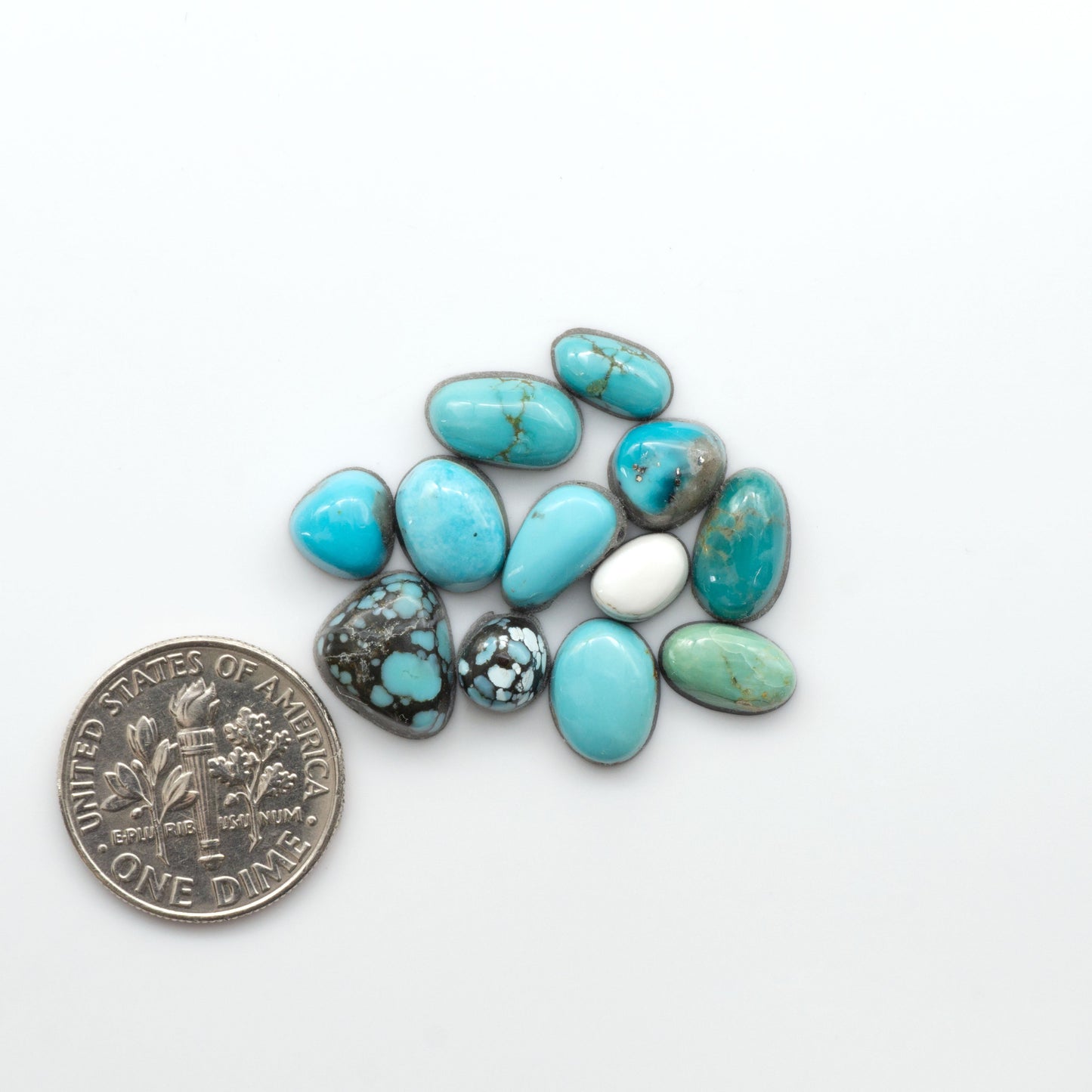 This lot contains an assortment of mixed gemstones. Richly colored and highly varied, these cabochons are sure to have something to excite everyone.
