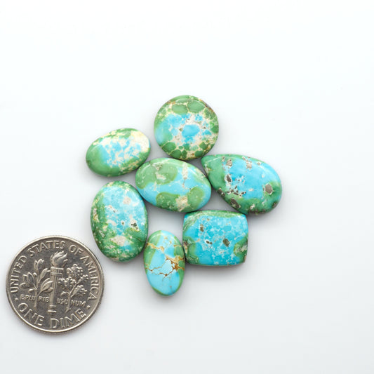 Sonoran Mountain Turquoise showcases a stunning blend of blue and green hues and natural patterns that make it a must-have for any jewelry collection.