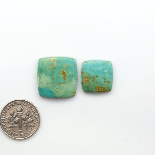 Experience the beauty of Turquoise Mountain Cabochons. With their distinctive blue and green color, these gemstones are perfect for any jewelry piece.


