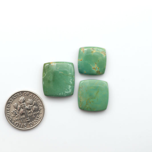 Experience the beauty of Turquoise Mountain Cabochons. With their distinctive blue and green color, these gemstones are perfect for any jewelry piece.