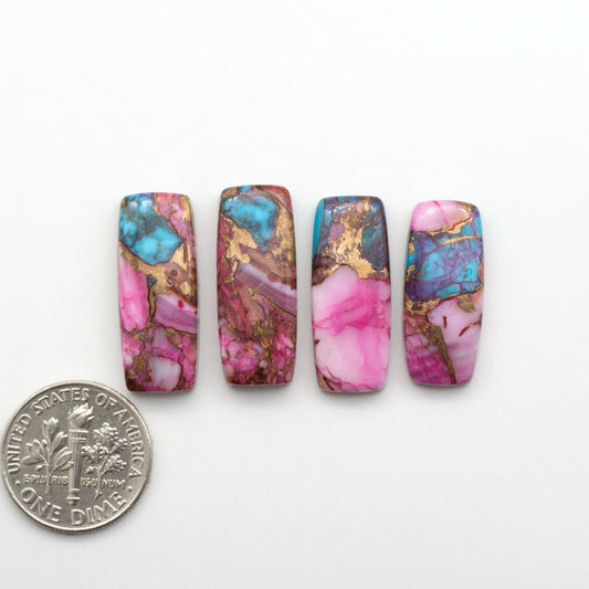 These Spiny Kingman Cabochons are perfect for any jewelry making project. With their unique and intricate patterns, they add a touch of elegance to your designs…