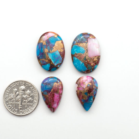 These Spiny Kingman Cabochons are perfect for any jewelry making project. With their unique and intricate patterns, they add a touch of elegance to your designs…