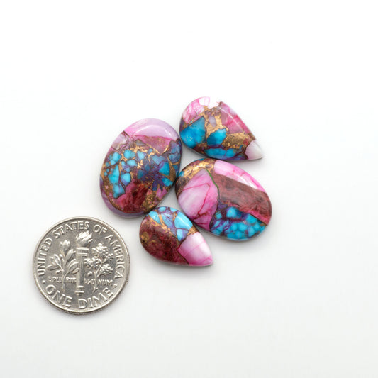 These Spiny Kingman Cabochons are perfect for any jewelry making project. With their unique and intricate patterns, they add a touch of elegance to your designs…