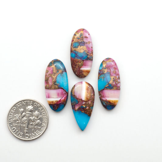These Spiny Kingman Cabochons are perfect for any jewelry making project. With their unique and intricate patterns, they add a touch of elegance to your designs…