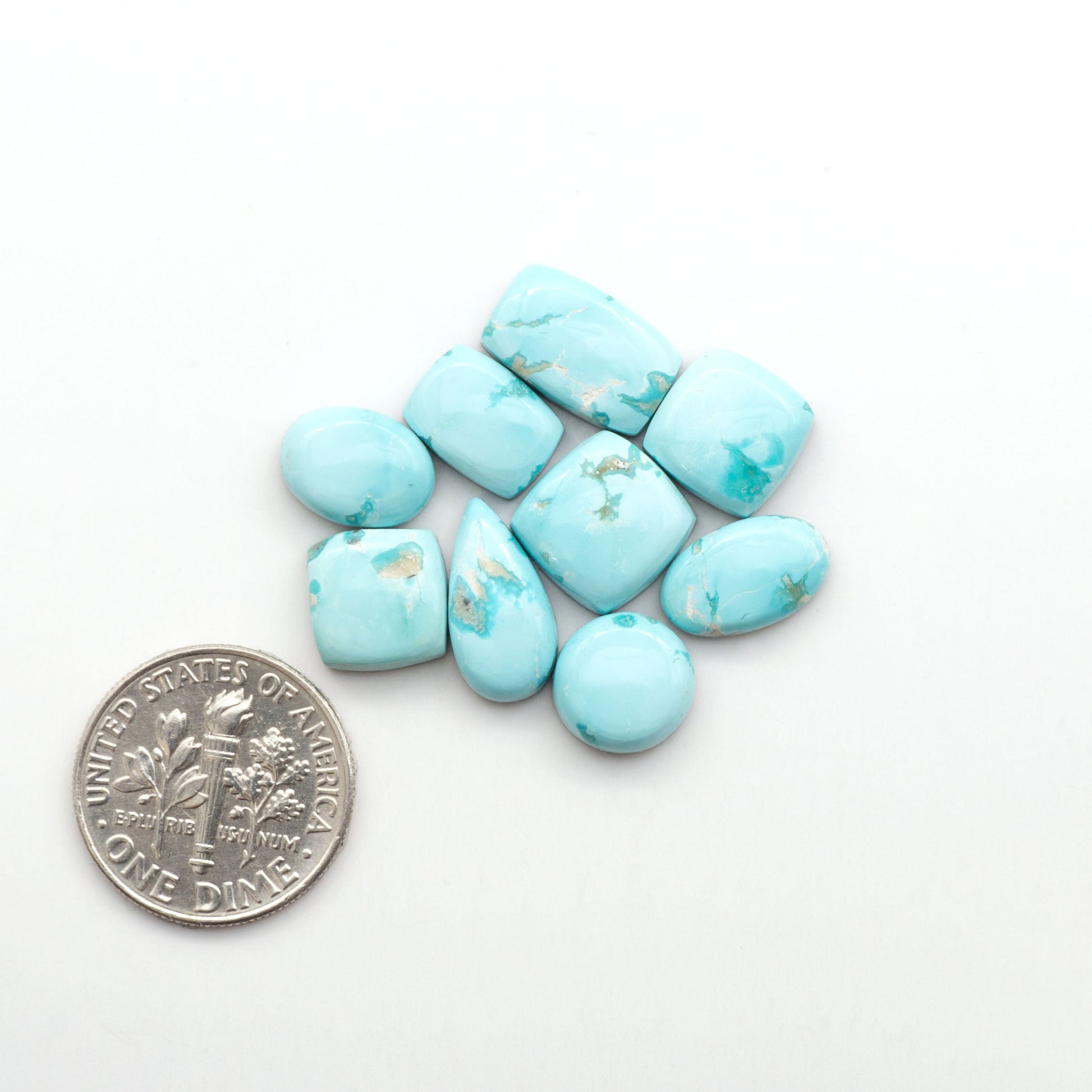 Experience the beauty of Fox Turquoise, mined in Nevada, USA. Elevate your jewelry designs with the stunning colors and patterns of these unique gemstones. 