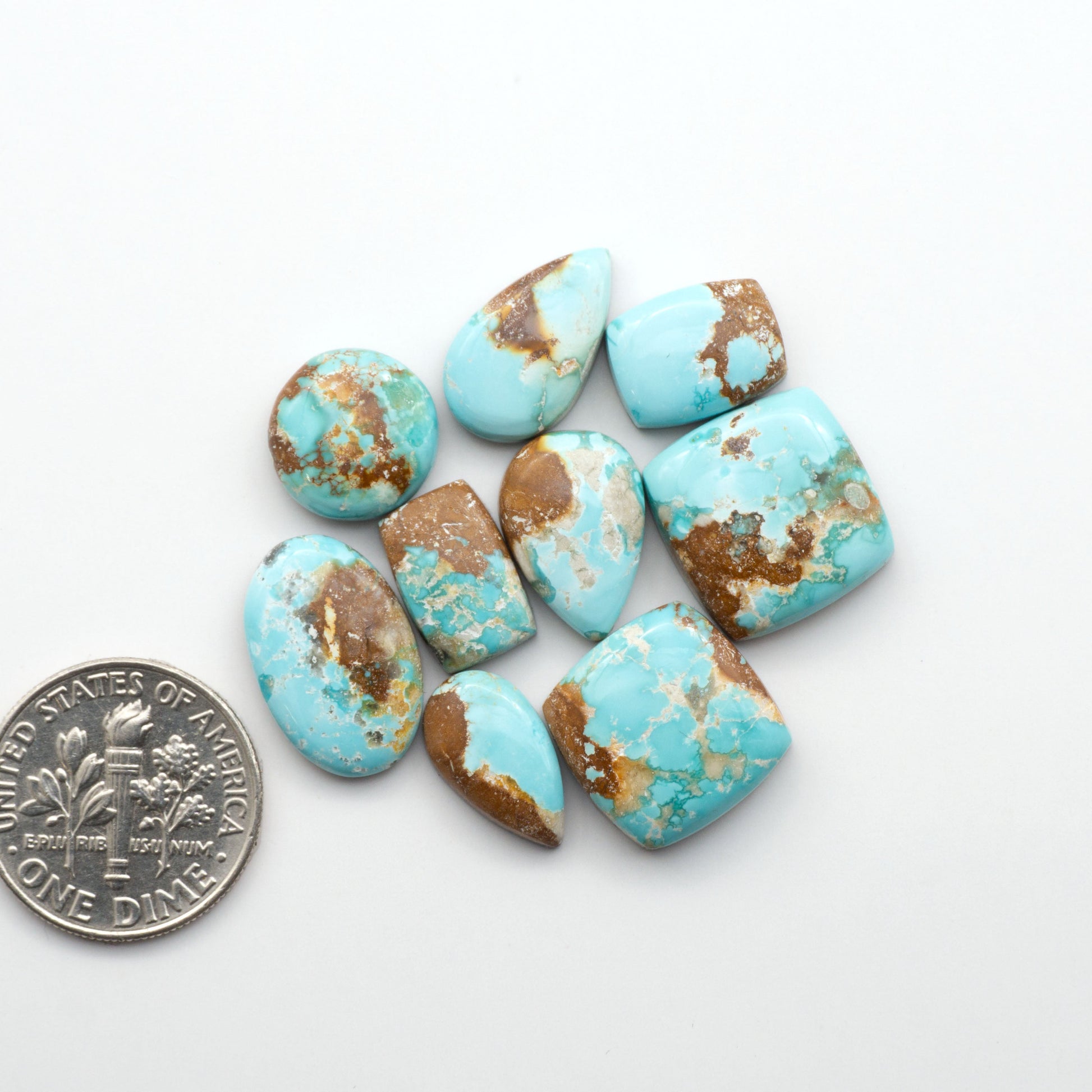 Experience the beauty of Fox Turquoise, mined in Nevada, USA. Elevate your jewelry designs with the stunning colors and patterns of these unique gemstones.